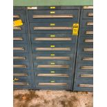 Stanley Vidmar 8-Drawer Cabinet w/ Bearings, Hydraulic Valves, Relief Valves, Flow Valves, Pneumatic