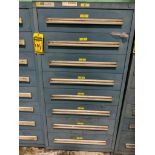 Stanley Vidmar 8-Drawer Cabinet w/ Conductivity Probes, Acme Transformer, Digital Indicator, Fuses,