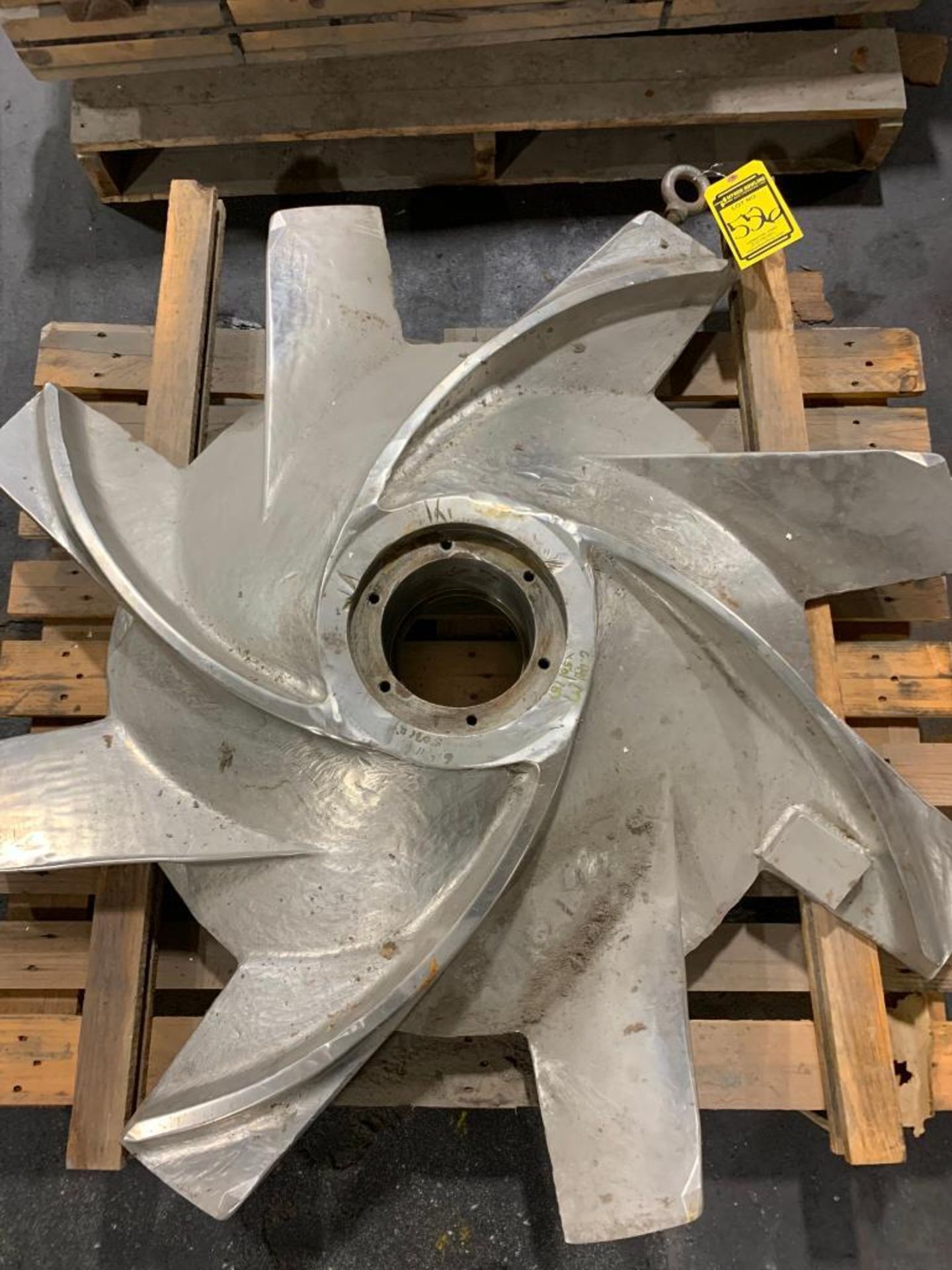 Pulper Rotor, 50" Dia, 6-1/2" Shaft - Image 2 of 3