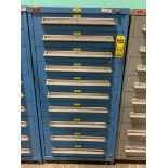 Lyon 10-Drawer Cabinet w/ Support Equipment; Mounting Plates, Limit Switch, Auto Lubricators, Pneuma