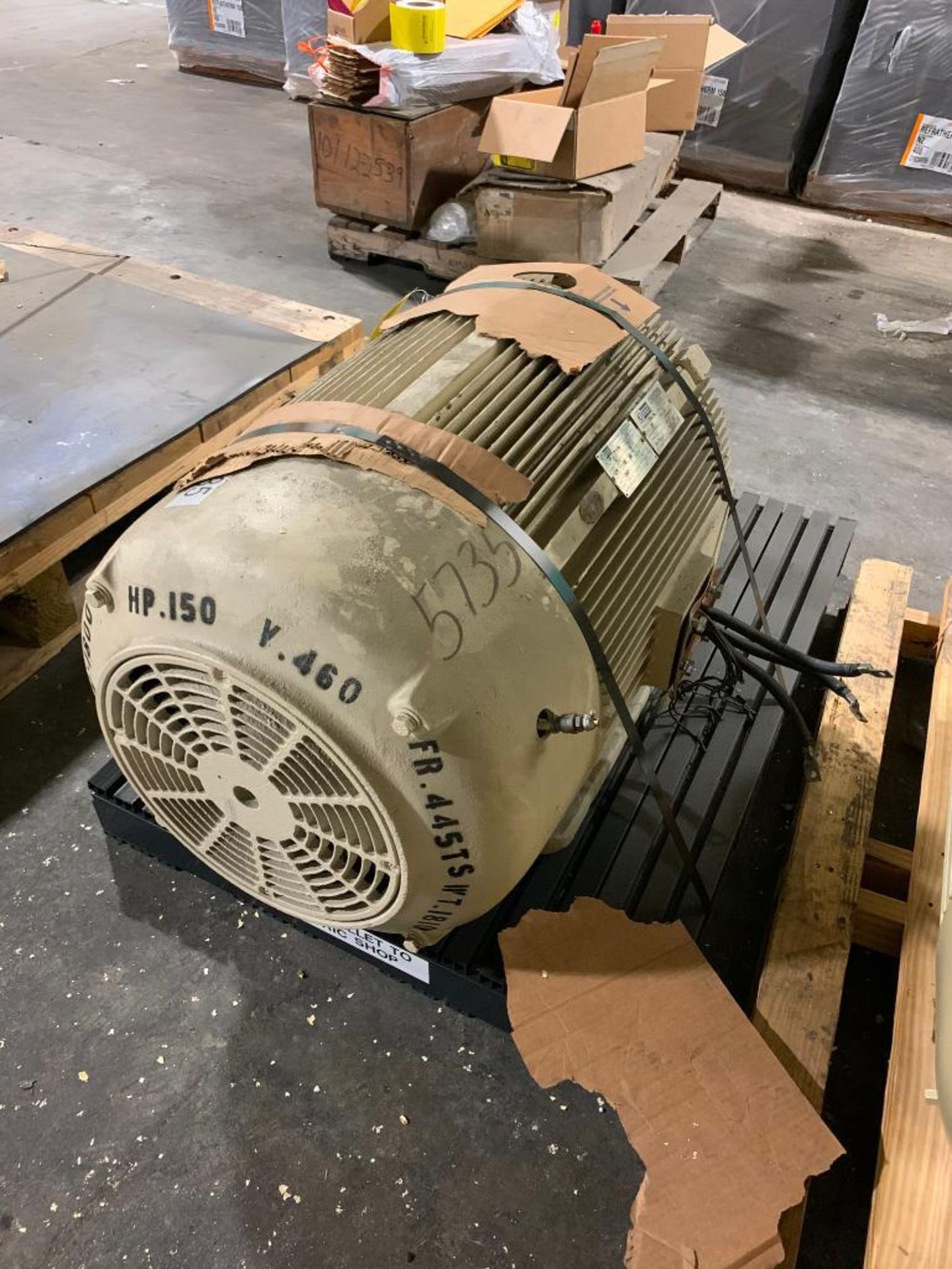 Westinghouse 150-HP Electric Motor, 1800 RPM, 460 V, 3 PH, FR; 445TS - Image 2 of 3