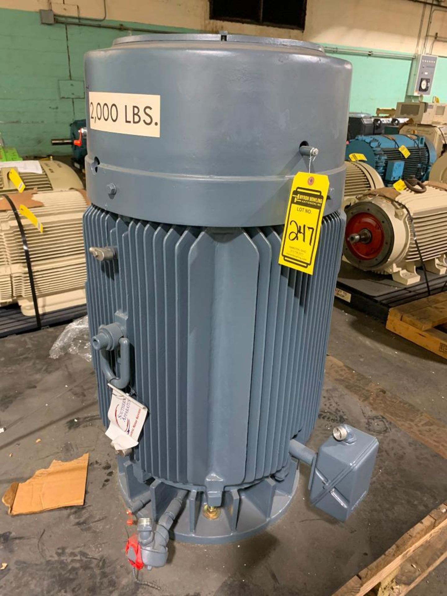 Siemens 150-HP A/C Motor, 3600 RPM, 460 V, 3 PH, FR: 447HP