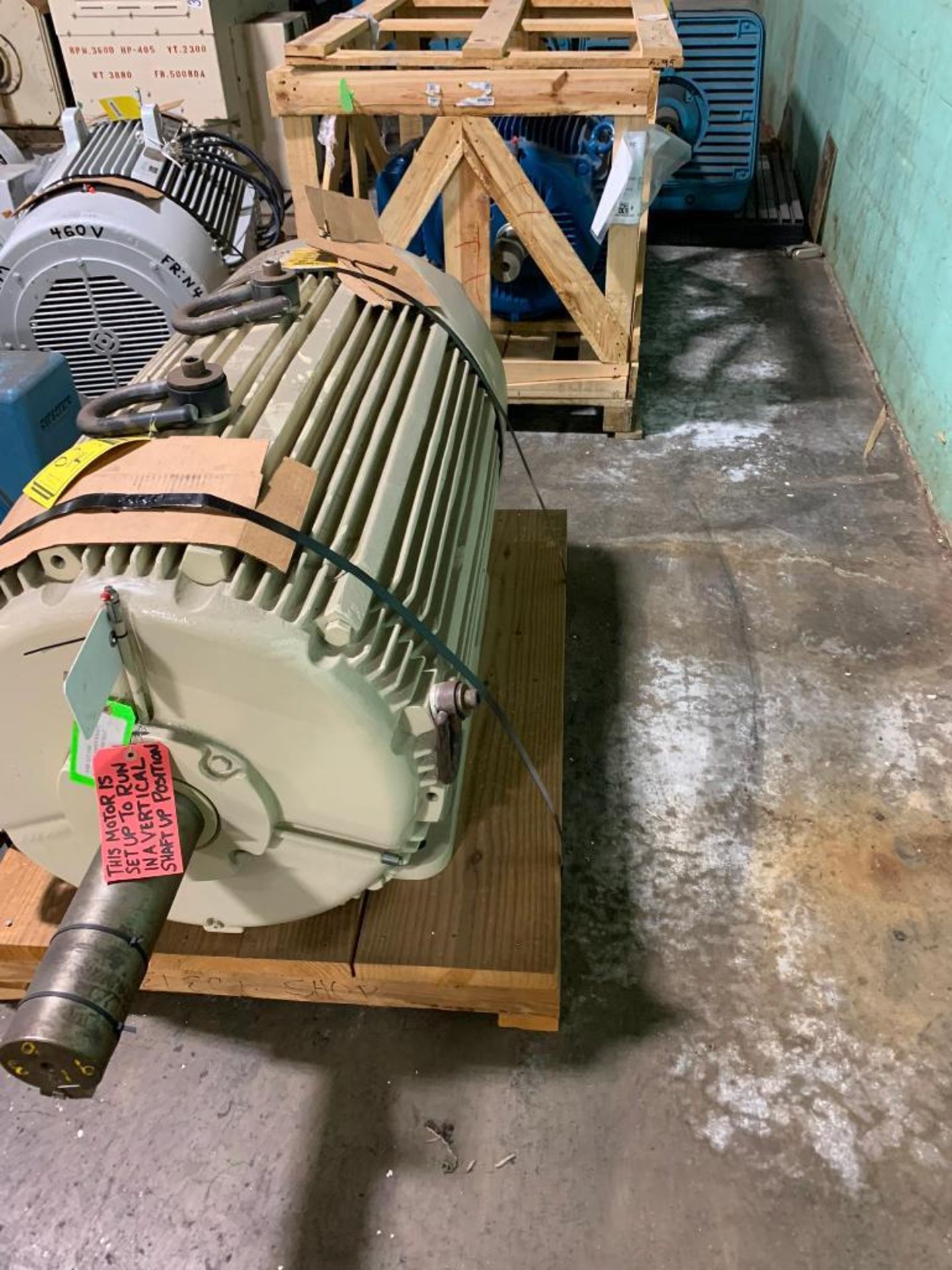 Westinghouse 250-HP Electric Motor, 1189 RPM, 2300 V, 3 PH, FR: 509Z