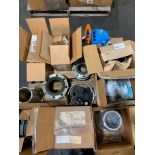 Pallet w/ Assorted Support Equipment; Split Bushing, Guide Spring, Couplings, Bellows, Hyd. Motor, G