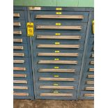 Stanley Vidmar 10-Drawer Cabinet w/ Pneumatic Cylinders, Parker Cylinder Kit, Metering Float, Pneuma