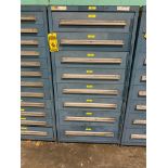 Stanley Vidmar 8-Drawer Cabinet w/ Sprayer Nozzles, Packing Ring Sets, Rexroth Hyd. Directional Valv