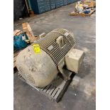 GE 75-HP Electric Motor, 599 RPM, 460 V, 3 Phase, FR: 449T