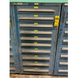 Stanley Vidmar 10-Drawer Cabinet w/ Circuit Breaker, Contact Blocks, Friction Discs, Limit Switches,