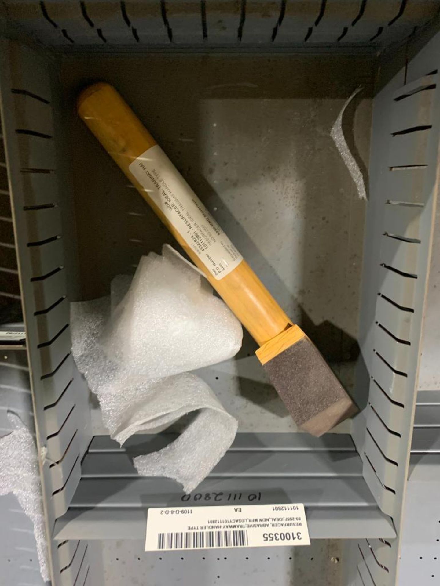 Stanley Vidmar 8-Drawer Cabinet w/ Abrasive Sheets, Norton Sharpening Stone, Master Locks, Chalk Box - Image 7 of 7