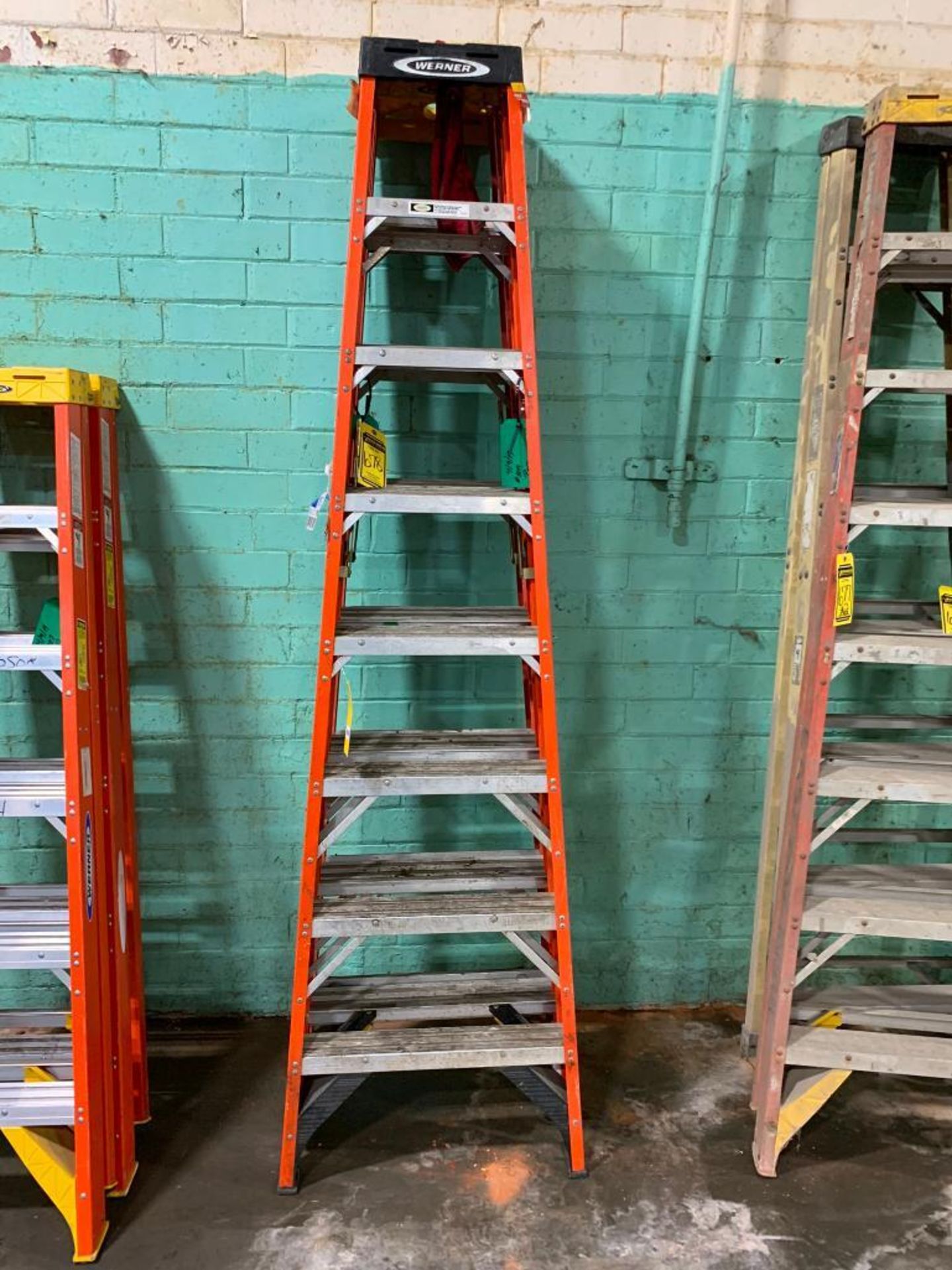 (2) 8' Fiberglass Step Ladders