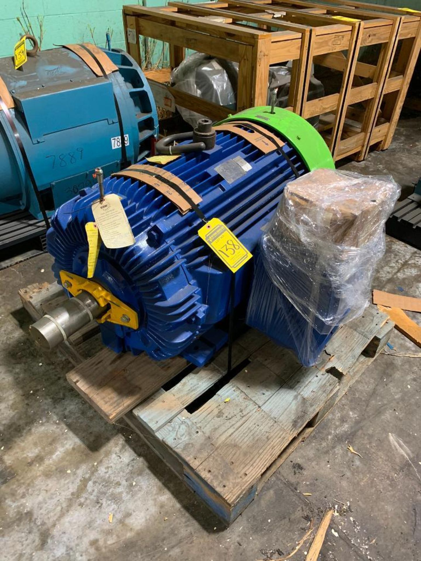 Westinghouse .025-200-HP Electric Motor, 1180 RPM, 460 V, 3 Phase, FR: 449T - Image 2 of 3