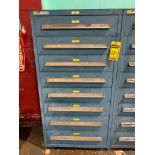 Stanley Vidmar 8-Drawer Cabinet w/ Fisher Valve, 3-Valve Manifold, O-Rings, Actuator Kits, Temperatu