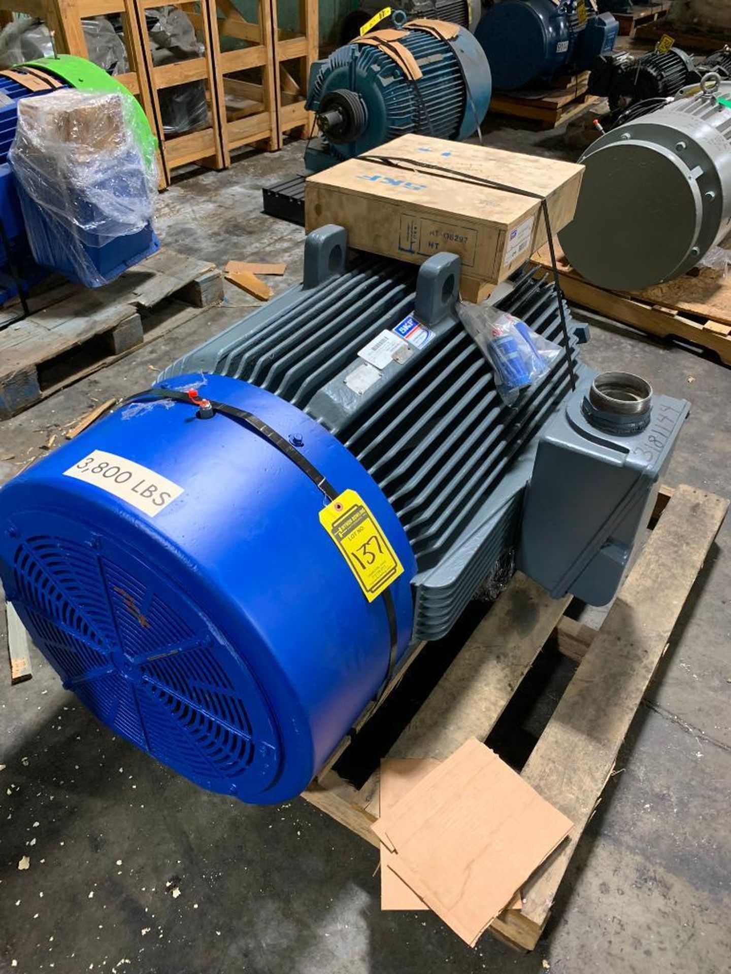 200-HP A/C Motor, 900 RPM, 460 V, 3 Phase, FR: 449T