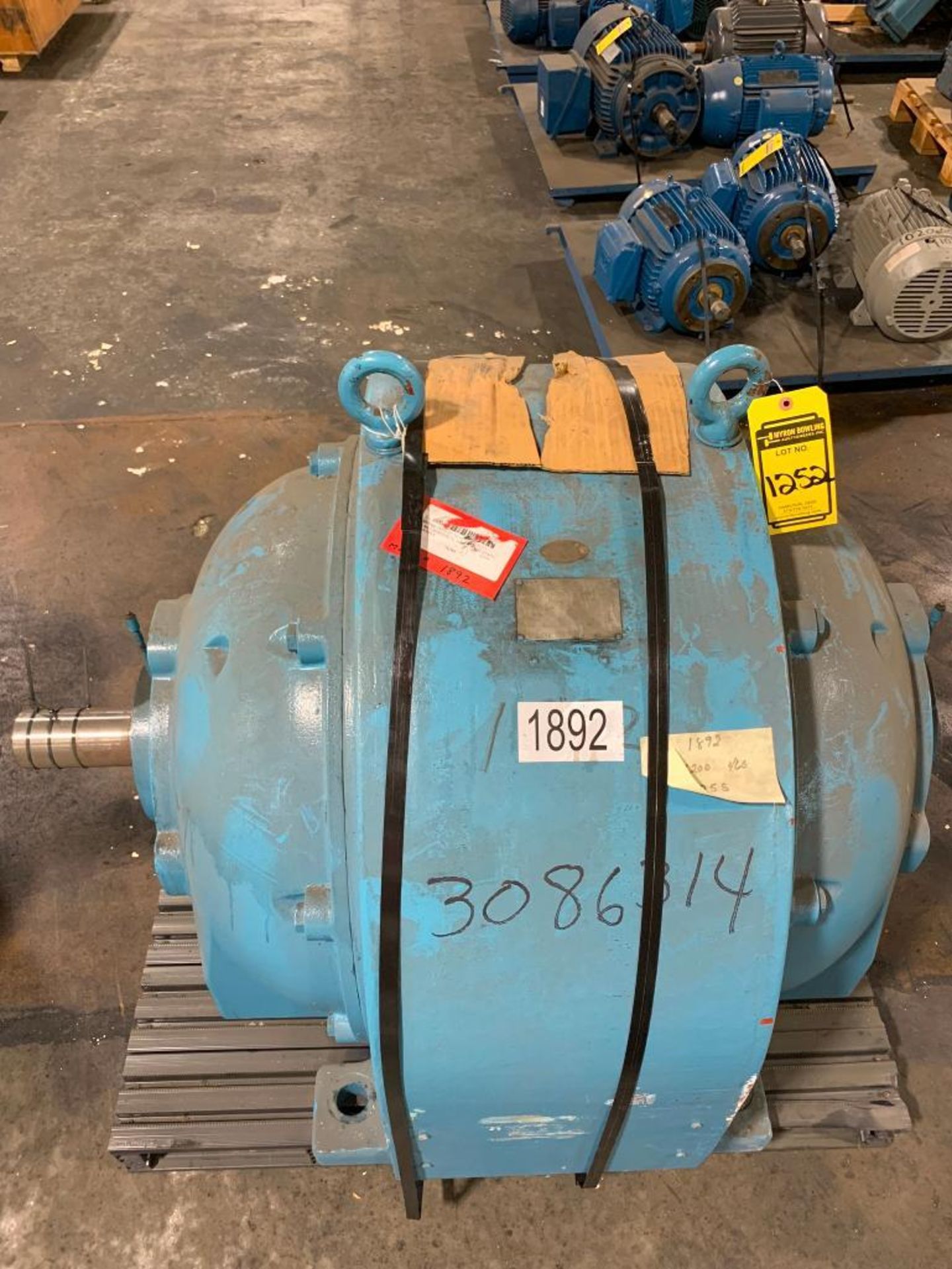 Westinghouse 200-HP D/C Electric Motor, 1185 RPM, 440 V, 3 PH, FR: 875S