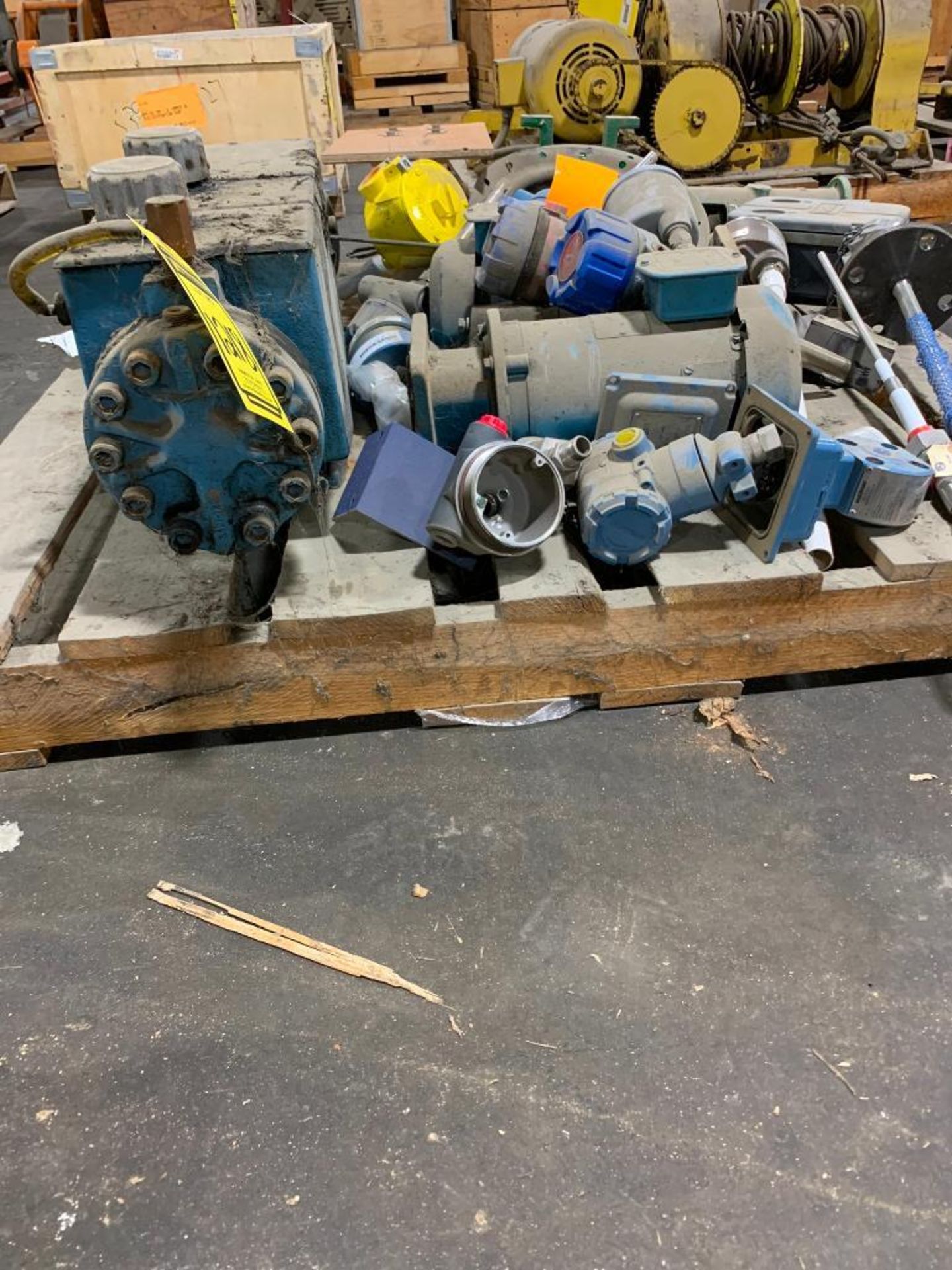 Pallet w/ Assorted Probes, Covers, Assorted Machine Parts