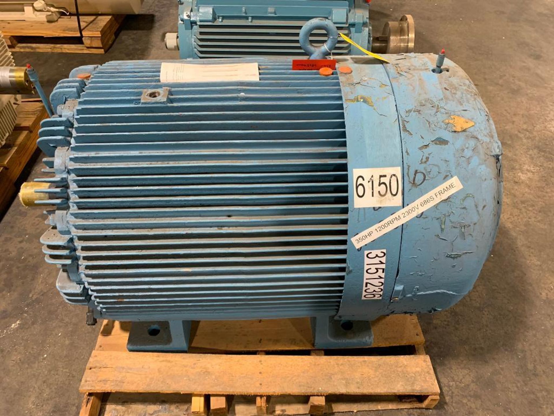 Westinghouse 350-HP Electric Motor, 1200 RPM, 2300 V, 3 PH, FR: 686S