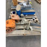 Pallet w/ Trolleys, Machine Parts