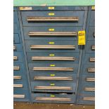 Stanley Vidmar 8-Drawer Cabinet w/ Parker Pressure Regulator, Flow Control Valve, Bolts, Pneumatic V
