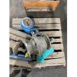 Pallet w/ Velen 8" Ball Valve, Gearbox, Machine Parts