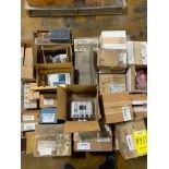 Pallet w/ Assorted Transmitters Rotary Encoder, Controllers, Safety Switch, Electrical Connectors, &