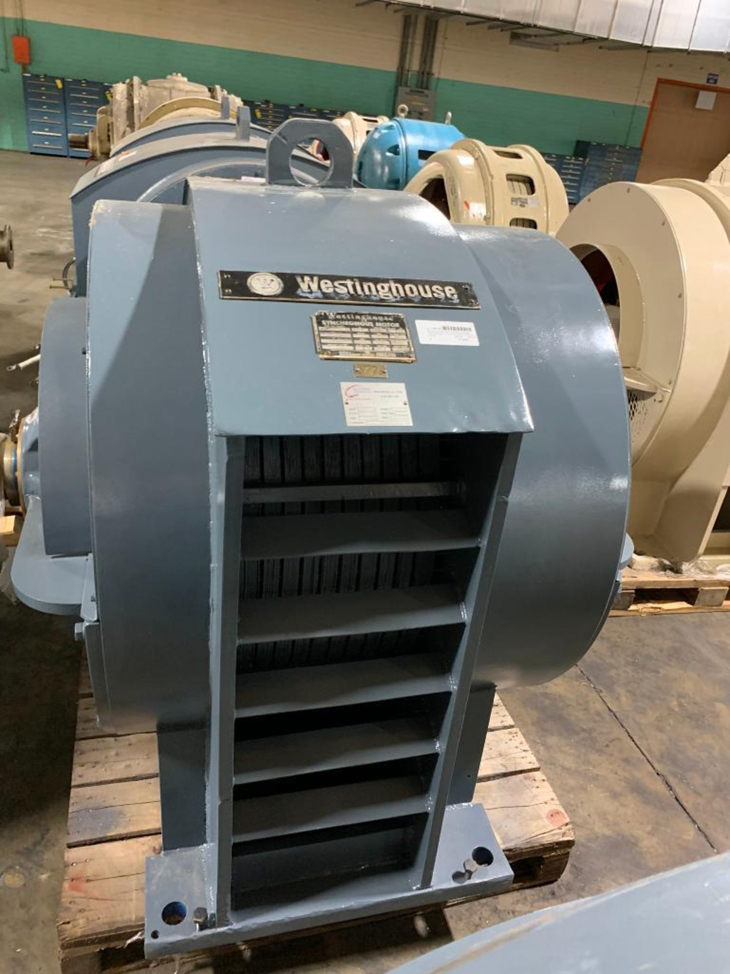 Westinghouse 900-HP Synchronous Motor, 514 RPM, 2300 V, 3 PH, FR: GF4B - Image 5 of 6