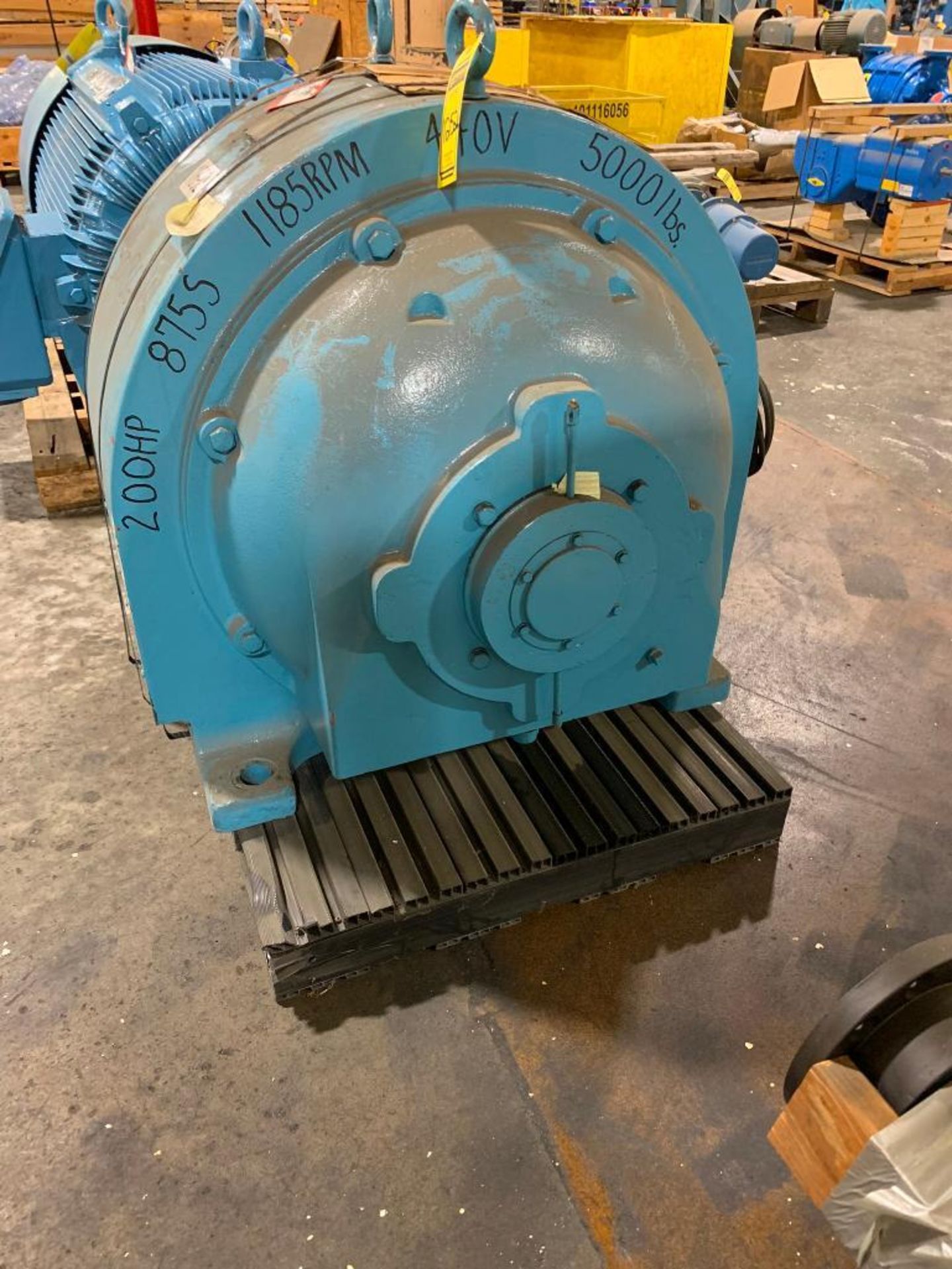 Westinghouse 200-HP D/C Electric Motor, 1185 RPM, 440 V, 3 PH, FR: 875S - Image 3 of 6