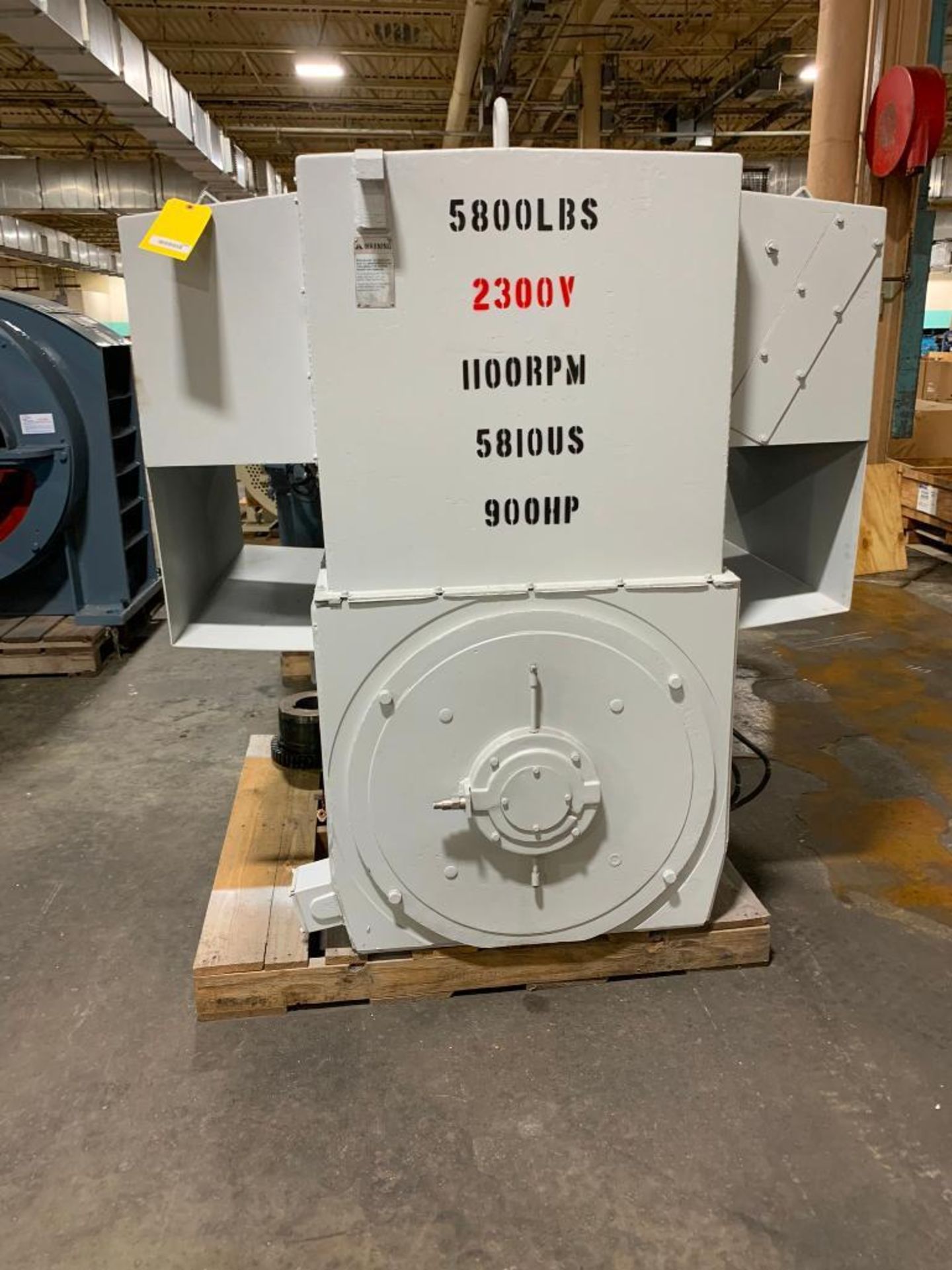 Siemens-Allis 900-HP Induction Motor, 1190 RPM, 2300 V, 3 PH, FR: 581OUS