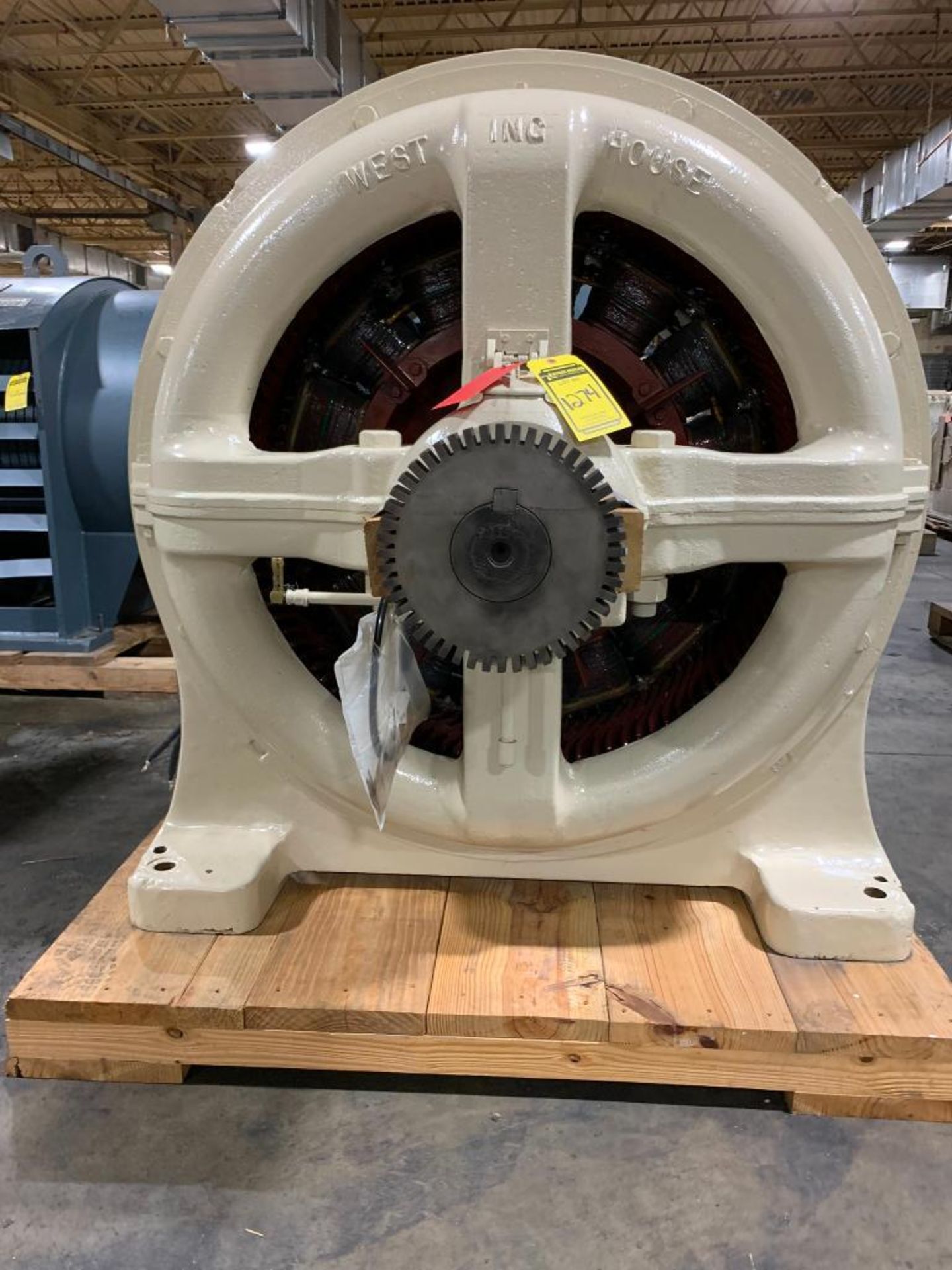 Westinghouse 500-HP Electric Motor, 514 RPM, 2300 V, 3 PH, FR: G44.5 - Image 2 of 8