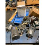 Pallet w/ Assorted Electric Motors: Ziehl-Abegg 1-1/4-HP Special Frame for Slitters, 360 V, 3250 RPM