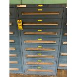 Stanley Vidmar 8-Drawer Cabinet w/ Bolts, Ring Packing Sets, Seals, Gaskets, Couplings