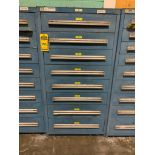 Stanley Vidmar 8-Drawer Cabinet w/ Shear Pins, Bushings, Couplings