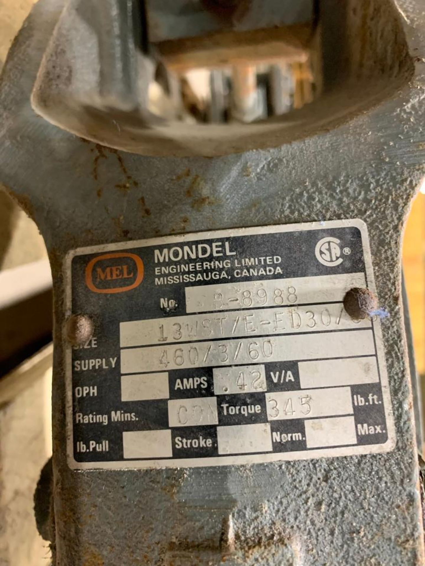 Mondel Brake Assy. No. B-8988 - Image 2 of 4