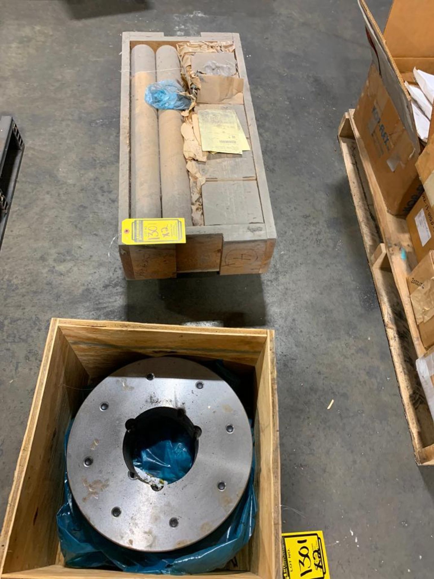 Crate w/ Valve Assy. Pins, Rotor
