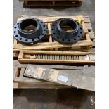 Pallet w/ Flanges, 8-3/4" ID, 17" OD, Gear Racks