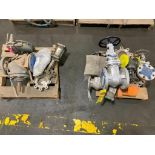 (2x) Pallets w/ Assorted Valves; 4" Gate Valve, Fisher 4" Valve, Powell 4", 3", 2-1/2", & Other