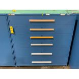 Stanley Vidmar 6-Drawer Cabinet w/ Electrical Support Equipment; A/C Motor Drive, Touchscreen Panels