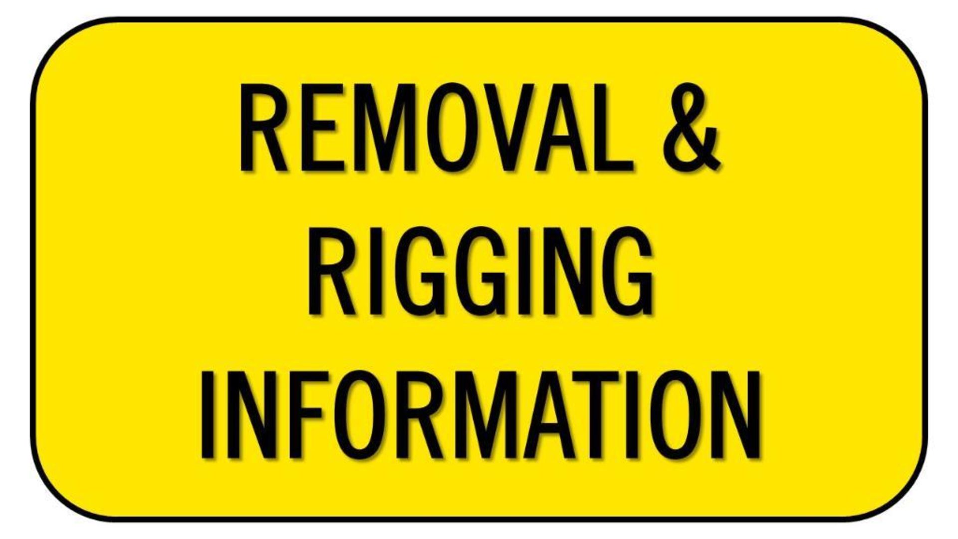 Removal & Rigging Information