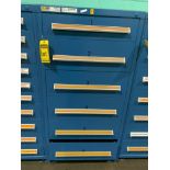 Stanley Vidmar 6-Drawer Cabinet w/ Electrical Support Equipment; Control Modules, Circuit Boards, Po