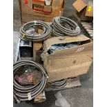 Pallet w/ Hose Assemblies, ABB Variable Frequency Drive, Rosemount 8" Magnetic Flowtube, Diaphragm S