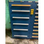 Stanley Vidmar 6-Drawer Cabinet w/ Electrical Support Equipment; Cable Assemblies, Control Board, Mo