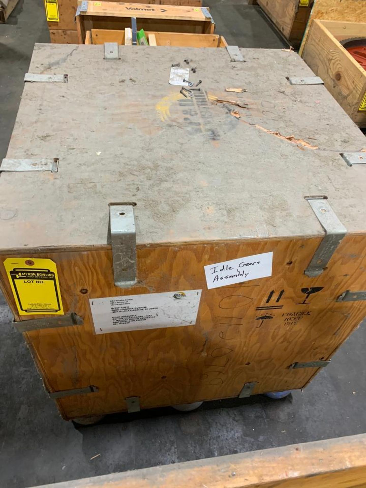 (6) Crates/ Pallets w/ Assorted Gears, Gear Assy. - Image 5 of 16