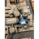 Pallet w/ Assorted Actuator Valves, Beck Rotary Valve Positioner