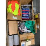 Crate w/ Assorted PPE