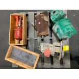 Pallet w/ Actuator Assy.., Rotating Pump Assy., Machine Parts