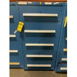 Stanley Vidmar 5-Drawer Cabinet w/ Electrical Support Equipment; Assorted Modules, Motor Starter, Si