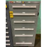 Lyon 6-Drawer Cabinet w/ Electrical Support Equipment; Rectifier Diode, Assorted Modules, Level Swit