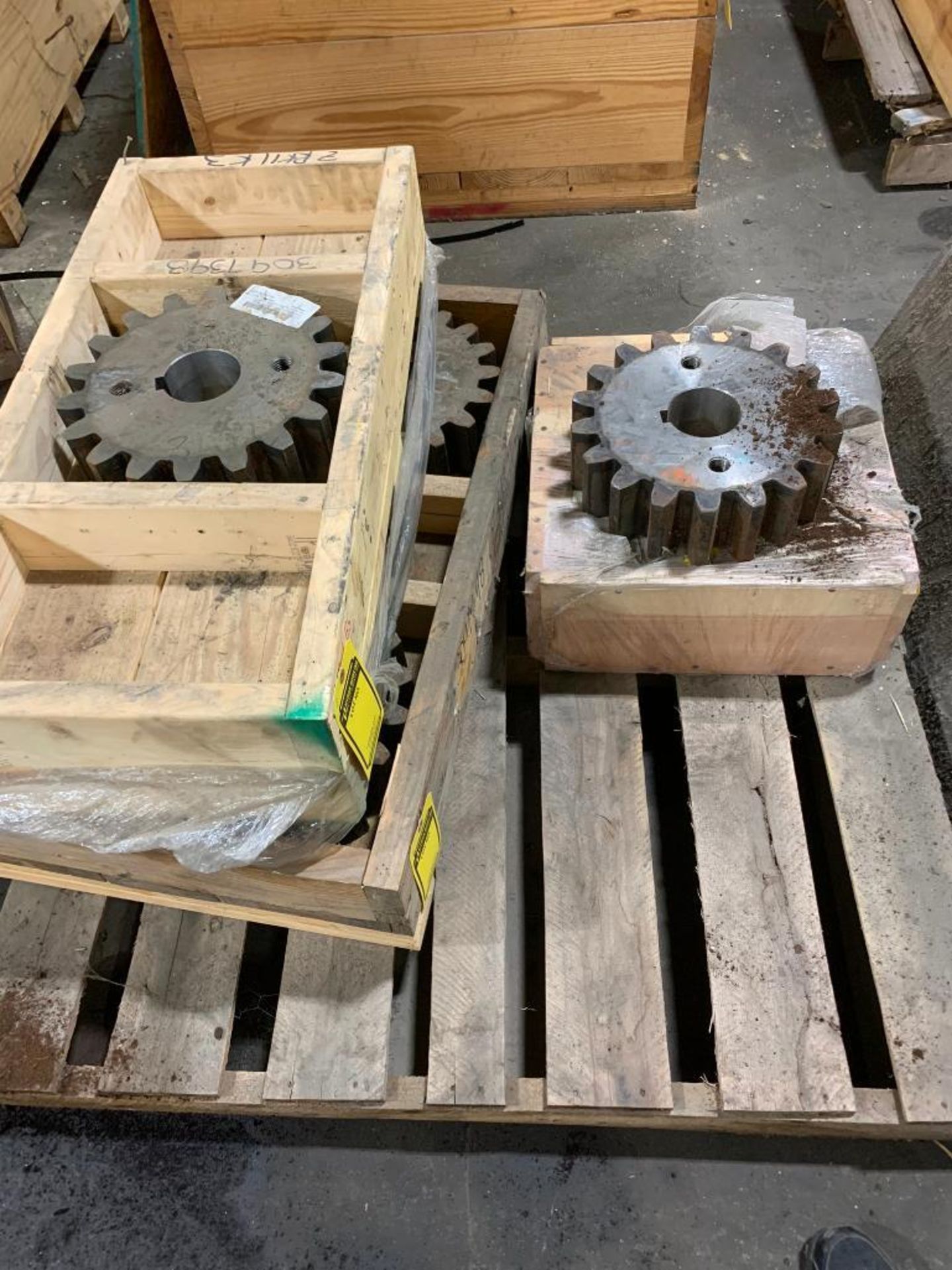 (6) Crates/ Pallets w/ Assy. Gears, Gear Assy. - Image 8 of 9