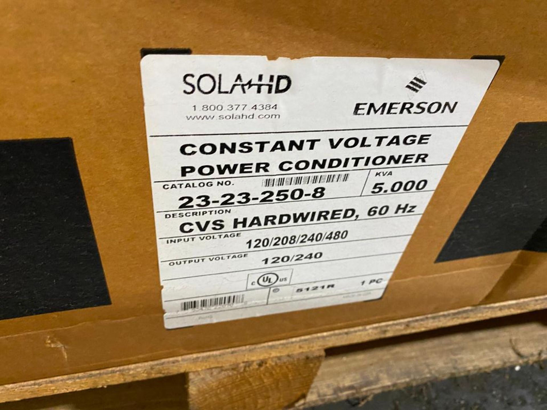 Emerson Constant Voltage Power Conditioner, CAT 23-23-250-8 - Image 2 of 3