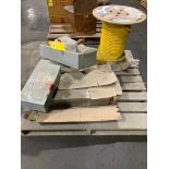 Pallet w/ 15-19/32 Wire Spool, Safety Switches