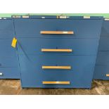 Stanley Vidmar 4-Drawer Cabinet w/ Electrical Support Equipment; Breaking Unit, Allen Bradley Dynami